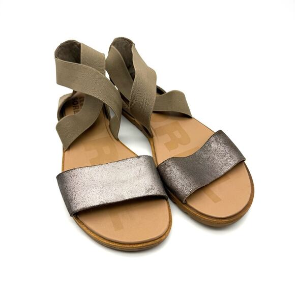 Sorel Ella II Sandal Ash Brown 7.5 - Picture 2 of 14